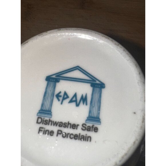 Colorful Owl Design Porcelain Mug Featuring Kefalonia Greece - Picture 3 of 5